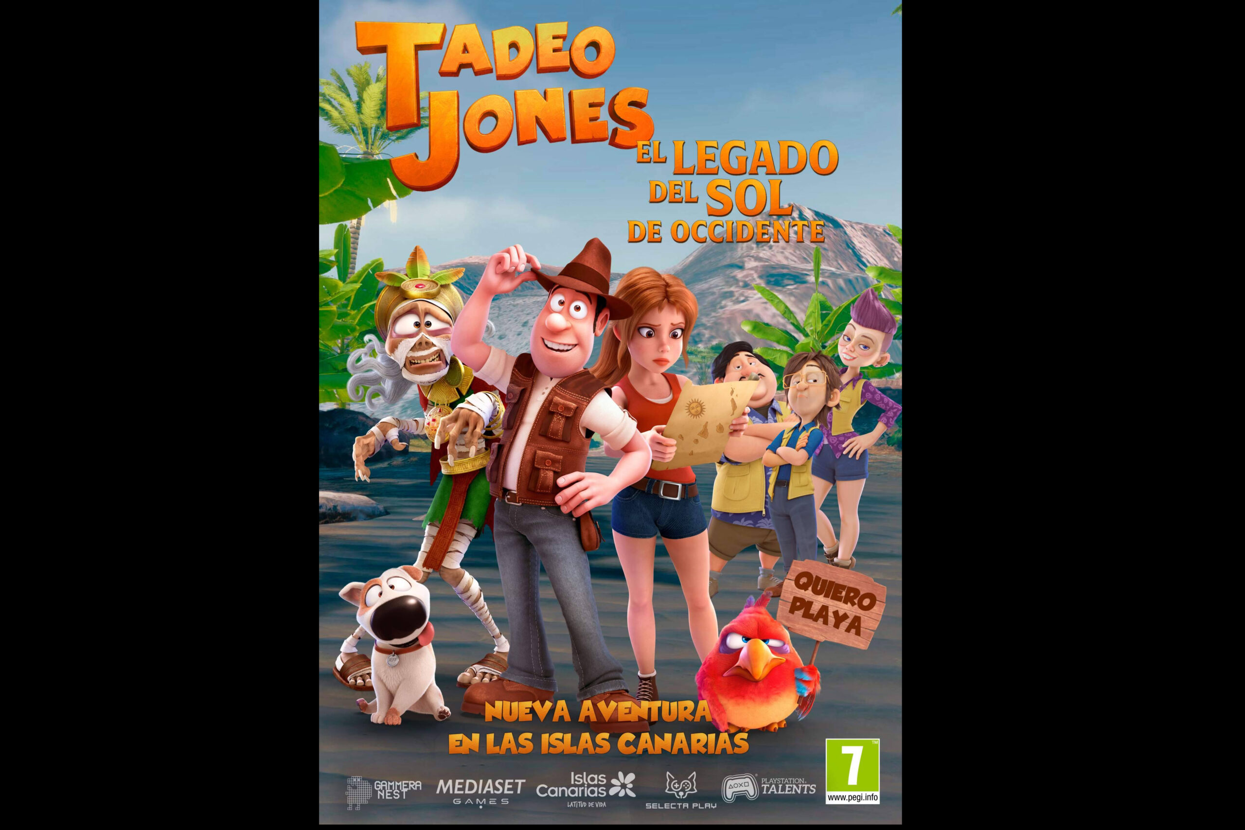 Tadeo Jones explora Canarias en 'El Legado del Sol de Occidente', con apoyo de Turismo de Canarias