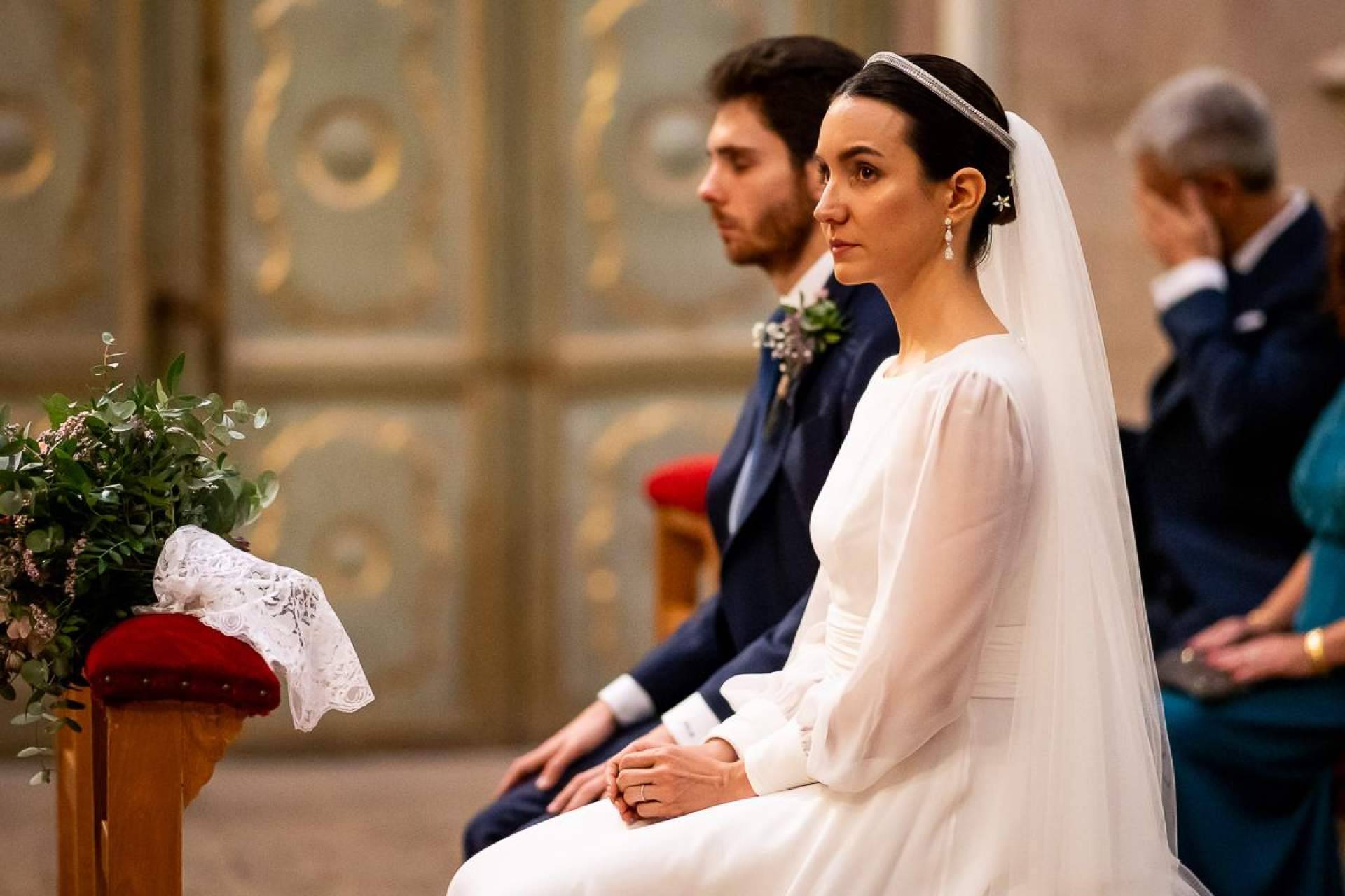 Alta costura emocional; el vestido de Carolina firmado por Valérie Moreau