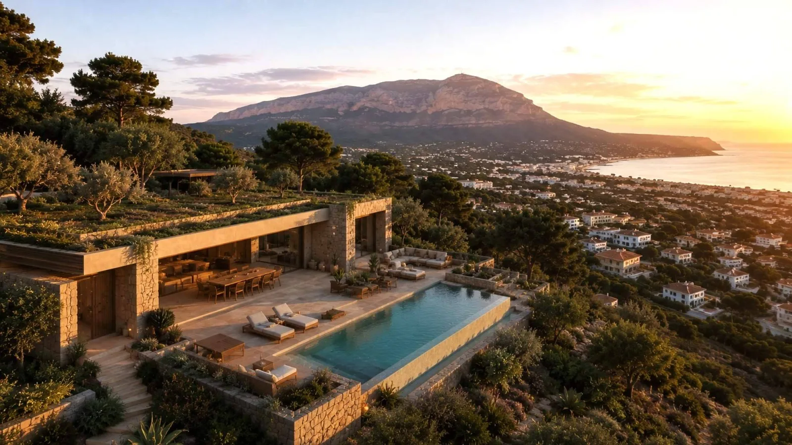 Cada vez más la arquitectura en villas de Jávia y Dénia buscan adaptarse al terreno